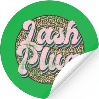 Discover Lash Plug Lash Tech Lash Leopard Lash Stickers
