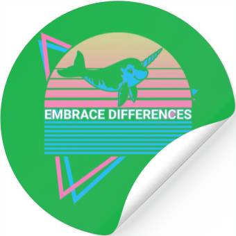 Discover Narwhal Retro Stickers