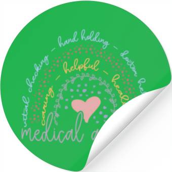 Discover Rainbow Medical Assistant Stickers