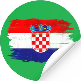 Discover Croatian Flag Stickers