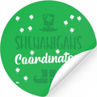 Discover Shenanigans Coordinator St Patrick'S Day Stickers