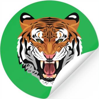 Discover Kalimantan Tiger Stickers