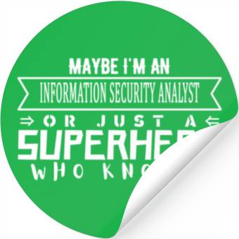 Discover Working Profession Information Security Analyst Stickers