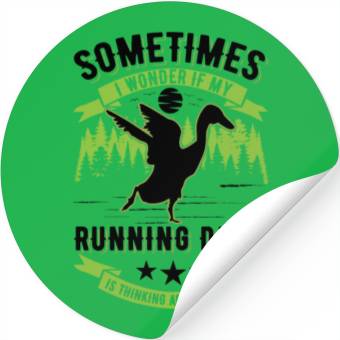 Discover Indian Runner Duck Gift Bottle Stickers