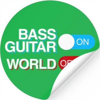 Discover Bass Guitar Stickers