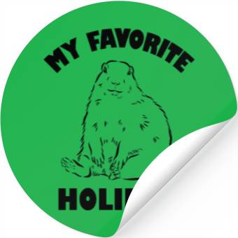 Discover Groundhog Stickers