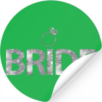 Discover Bride For Grainy Grey Stickers