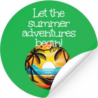 Discover Let The Adventures Begin At Stickers