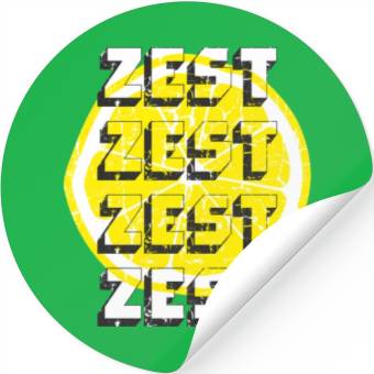 Discover Lemon Zest Stickers