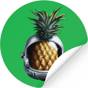 Discover Pineapple astronaut Stickers