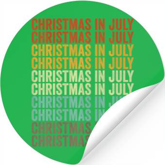 Discover Christmas In July Stickers