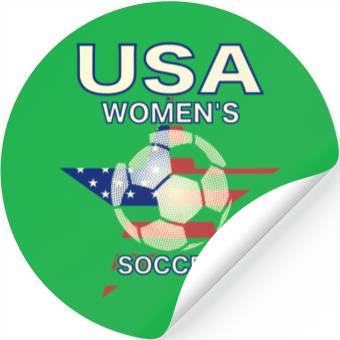 Discover Soccer Usa Flag Stickers