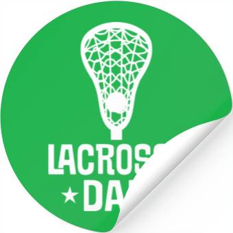 Discover Lacrosse Dad Stickers
