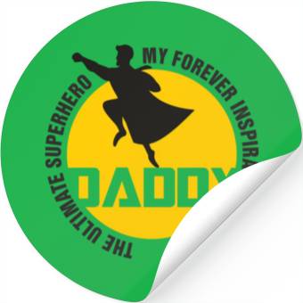 Discover DADDY - The Ultimate Super Hero Stickers