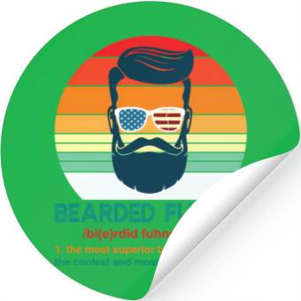 Discover Bearded Funcle Definition Uncle Stickers