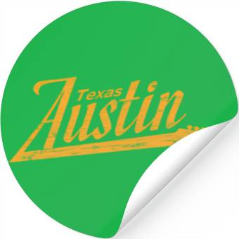 Discover Austin Texas Guitar Neck Stickers