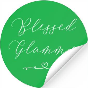 Discover Blessed Glammy Stickers