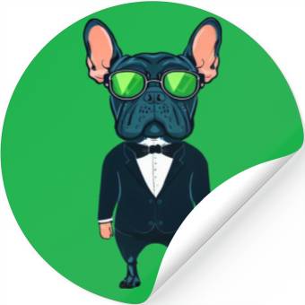 Discover Frenchie The Gangster Stickers