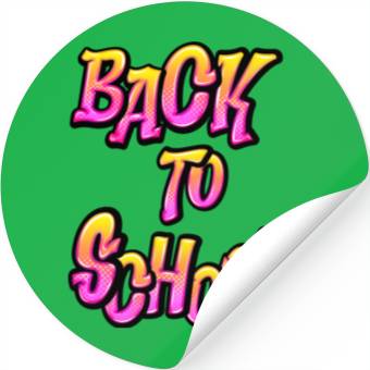 Discover Back To School Cool Design Stickers