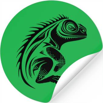 Discover Black Lizard Vector Art Stickers