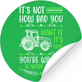 Discover Farmer Work Hard Work Vegetable Stickers