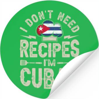 Discover Cuba Flag Proud Cubans Stickers