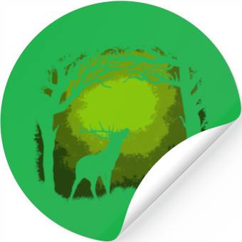 Discover Forest Deer Stickers