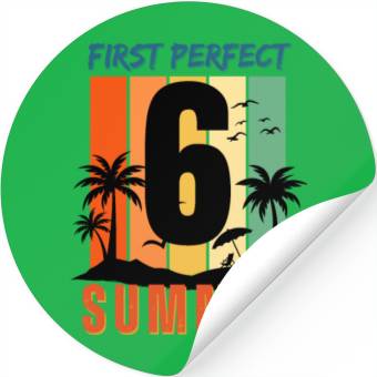Discover First perfect (number) summer version 2 light Stickers