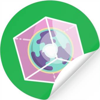 Discover The Librarian Cube Dimensional Key Stickers