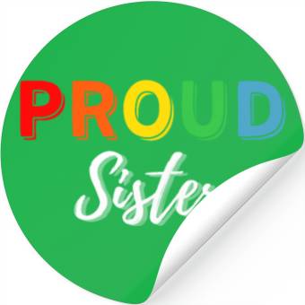 Discover Proud Sister Stickers