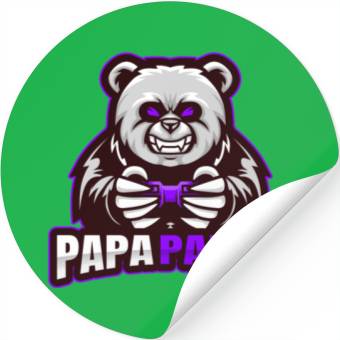 Discover Papa Panda Stickers