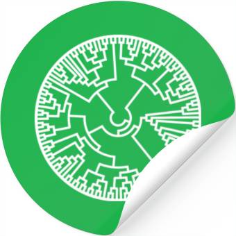 Discover Biologist Phylogenetic Tree Evolution Teacher Stickers