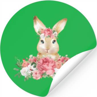 Discover Bunny Rabbit Novelty Stickers