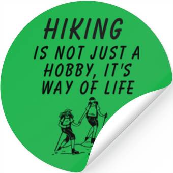 Discover hiking Stickers