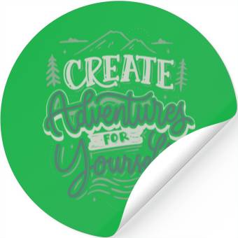 Discover Black Adventures Stickers