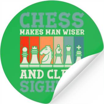 Discover Chess Makes Wiser And Clear Stickers