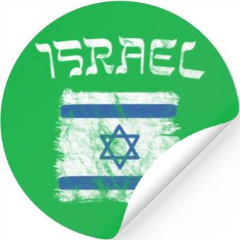 Discover Israel Flag Stickers