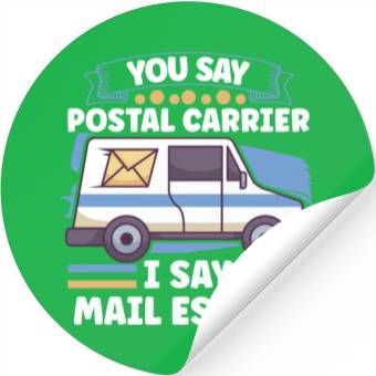 Discover Postal Worker Mail Lady Mail Carrier Postal Stickers