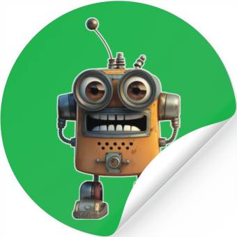 Discover Robot 2.0 Stickers