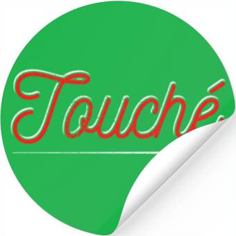 Discover Touche Fencing Stickers
