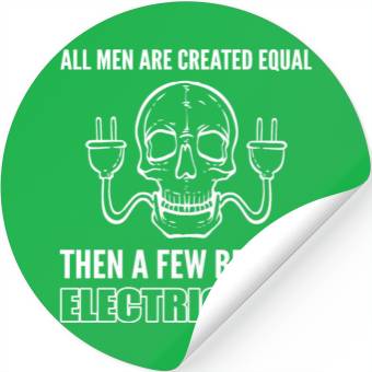 Discover Created Equal Professional Lineman Gift Stickers