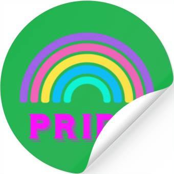 Discover Prideful Rainbow Celebrating Pride Month Stickers