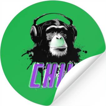 Discover Chill gorilla Stickers