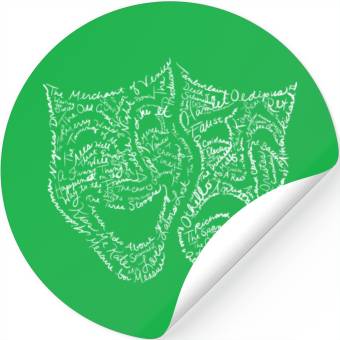 Discover Comedy Tragedy Word Stickers