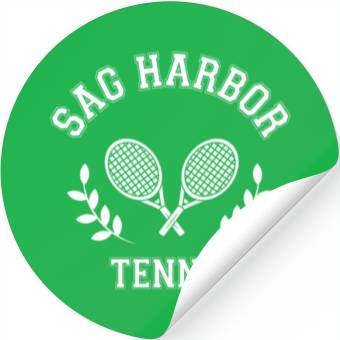 Discover Sag Harbor Tennis Stickers