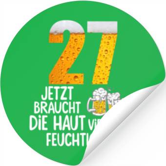 Discover 27Th Beer Humor Stickers