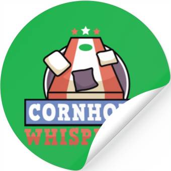 Discover Cornhole Whisperer Bean Bag Lover Stickers