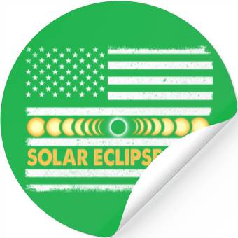 Discover Total Solar Eclipse 2024 Totality Phases Us Stickers