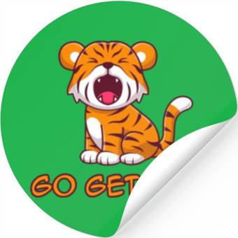 Discover Go Get 'Em Tiger Stickers