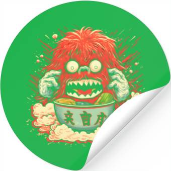 Discover Ramen Monster Stickers